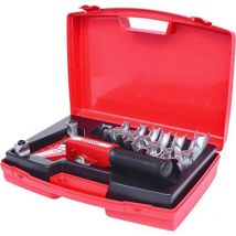 Chiave poligonale chrome a 2 bocche aperte c.testa snodata,inclinata,10mm