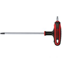 Torx Clé mâle percé, poignée en t, T9