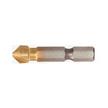 1/4' Forets aléseurs hss TiN 90° sur porte-embouts 90°, 12,4 mm