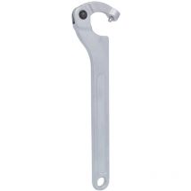 KS Tools Gelenk-Hakenschlüssel 35-50mm – Chrom-Vanadium-Stahl – DIN 1810 Form B – 202mm – 186g