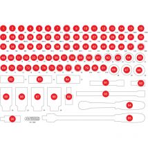 Insert en mousse vide pour 811.1095 ( 811.1095-97 ) - Ks Tools