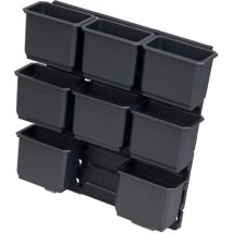 Ks Tools - Lot d'inserts pour boite de transport scm, 9 pièces - 850.0376