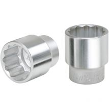 1' Douilles 12 pans, courtes, 46 mm