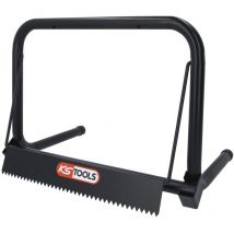 KS Tools Wandhalterung für Putz-Papierrollen – Schwarz – Stahlrohr – 265 mm hoch – 350 mm breit – 230 mm tief – 930 g schwer