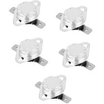 Ineasicer - Ksd301 5pcs Thermostat 250v 15a 40 °C-130 °C Interrupteur De Thermostat Interrupteur De Commande De Température Fermé Normal(70°C)