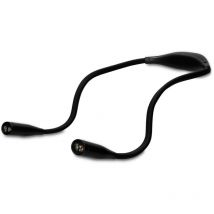 Lampara luz led lectura cuello negra