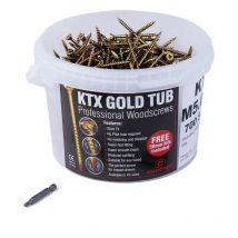 Concept - ktx Gold Premium Professional Woodscrews tubs - 5x90 (box of 375)