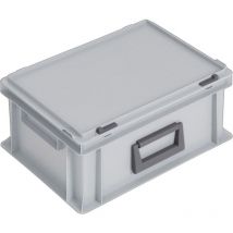 Lockweiler - Ku.-case L400xW300xH183mm pp 1 manilla cierre deslizante gris 14l