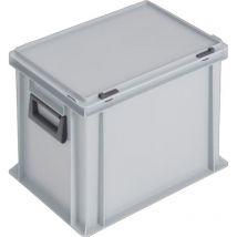 Lockweiler - Ku.-case L400xW300xH333mm pp 2 asas cierre deslizante gris 31l