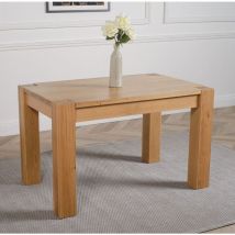 Kuba 125cm Chunky Small Oak Dining Table