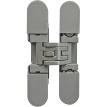 Kubikina K6100 hd Einlass-Scharnier, 72x14 mm, öw 180°, Zamak chrom matt