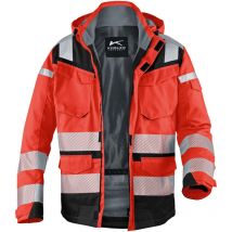 Kübler Wetterjacke reflectiq sympatex psa 2 warnrot/schwarz Gr. 4XL