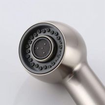 GP - Ahlsen Handbrause, Küchenarmatur, 2 Düsen, Duschkopf, Ersatz-Handbrause für Küchenmischer, gebürstetes Nickel