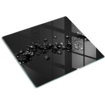 Glasschneideplatten - Schneidebrett aus Glas - Herdabdeckplatten - Gehärtetes Glas – 60x52 cm - 3D