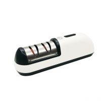 Alovez - Küchenmesserschärfer 2 in 1 Elektrischer Messerschärfer, Zweistufiger Schärfer, Küchenwerkzeuge zur Reparatur