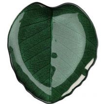 Kuchenplatte leaf, Glas, 28 cm