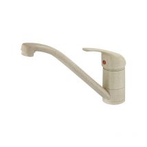 Kramer - Küchenspülenmischer mit beweglichem Auslauf in der Farbe Altstein.