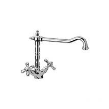 Paini France - Küchenspülenmischer mit verstellbarem Auslauf Paini Liberty 17CR570B Chrom