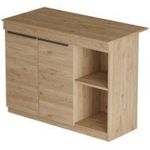 Küchentisch Aus Holz "siven" - 120 X 60 X 88 Cm - Braun