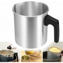 Kueatily - Bougie Faisant la cruche, cruche en métal pour Faire Fondre la Cire, Fondant la Tasse de Cire Fondant la Bougie Pot Faisant la Casserole