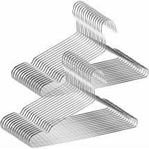 Kueatily - Cintres en métal,Cintres en Acier Enoxydable, 30 Pièces, Adapté Aux Ménages, Tailles Générales Telles Que Serviettes, T-Shirts Et Vestes,