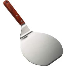 Kueatily - Pelle à Pizza Ronde En Inox Avec Pelle à Pizza Avec Manche Bois Pelle à Pizza Maison Ustensiles Pelle à Gâteau En Acier Inoxydable Idéal