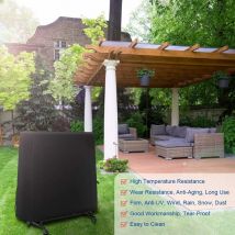 Kueatily - Tischtennis-Tisch-Abdeckung, Tischtennis-Tisch-Abdeckung, Tischtennis-Tisch-Abdeckung, 420D Oxford, wasserdicht, UV-beständig, staubdicht,