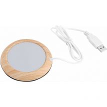 Kueatily - usb Isolation Coasters Creative Grain Tasse Chaleur Boisson Tasse Mat Réchauffeur Bureau Thé Lait Café Feutre Chauffe Pad Coaster(Grain en
