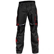 Kübler Arbeitshose Bundhose Pulsschlag Low 2424 5353 9955 schwarz rot Gr. 52