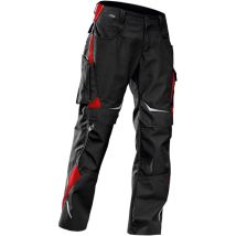 Kübler Workwear - Kübler Hose Pulsschlag High 2324 Schwarz/mittelrot Gr. 31