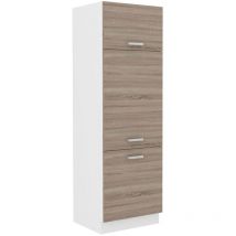 Küchen Gerätehochschrank 60 cm für das Modell "Dave 240 Eiche Sonoma Trüffel"