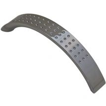 Küchengriff Chrom glänzend 128mm Lochabstand Möbelgriff Schrankgriff aus Metall