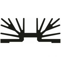 10022453 sk 65 37,5 SA-1 x M3 Kühlkörper 3.5 k/w (l x b x h) 54 x 37.5 x 22 mm so - Fischer Elektronik