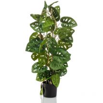 Künstliche Monstera Monkey 75 cm im Topf Emerald