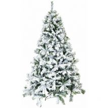 Weihnachtsbaum 'Royal verschneit' aus hochwertigem pvc + Flock -180 cm