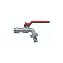 Kugelhahn aus vernickeltem Messing