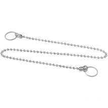 Kugelkette 380 mm. Waschbeckenstöpselkette, Waschbeckenstöpselkette,