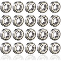 Kugellager, 608ZZ Kugellager, 20 Stück Speed Bearings Qualitätskugellager für Roller, Skateboard, Longboard, Waveboard, 8 x 22 x 7 mm – RWBall Bearing
