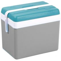 Kühlbox Promotion 35 l blau/grau blauer Deckel, Box grau