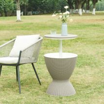 Kühltisch Atessa 58x48,5cm Hellbraun [ Casa.pro