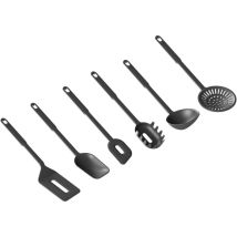 Kuhn Rikon Swiss - Set Di 6 Utensili Da Cucina, Colore: Nero
