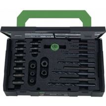 Set estrattore per viti 49-U-B m 5-M 16 25 pezzi incl. punte hss abbinate Kukko