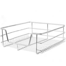 2 Teleskopschublade Ausziehbare Küchenauszug Schrankauszug Küchenschublade 40cm