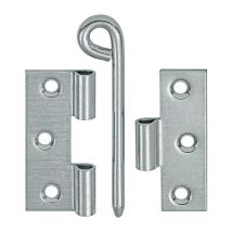 000056070ZR Kulissenscharnier Höhe 70 mm Breite 55 mm Stärke 3 mm Stahl - Vormann