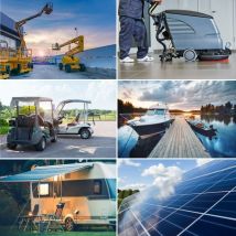 Kung Long WP22-12N 12V 22Ah Batterie agm Blei Akku wartungsfrei zyklisch