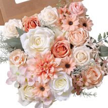 Künstliche Seidenblumen, Torten Zur Herstellung Von Brautsträußen, Tischdekorationen, Babypartys Und Innendekorationen.