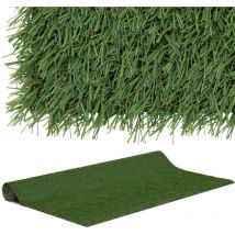 Hillvert - Kunstrasen Rasenteppich Balkon Terrasse Kunstgras 100 x 400 cm Höhe: 20 mm