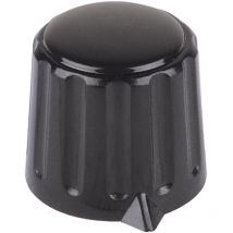Mentor - 4309.6131 4309.6131 Drehknopf mit Zeiger Schwarz (ø x h) 15 mm x 16 mm 1 St.