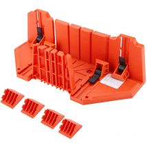 YB - Eosnow Kunststoff-Gehrungslade, Astsge, Holzschneiden, Handsge, Hardware-Werkzeug, 35,6 cm, mit Klemme