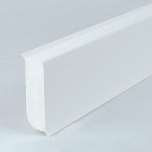 Sockelleiste 13 x 40 x 2500 mm Kunststoff Fußleiste Weiß - Proviston